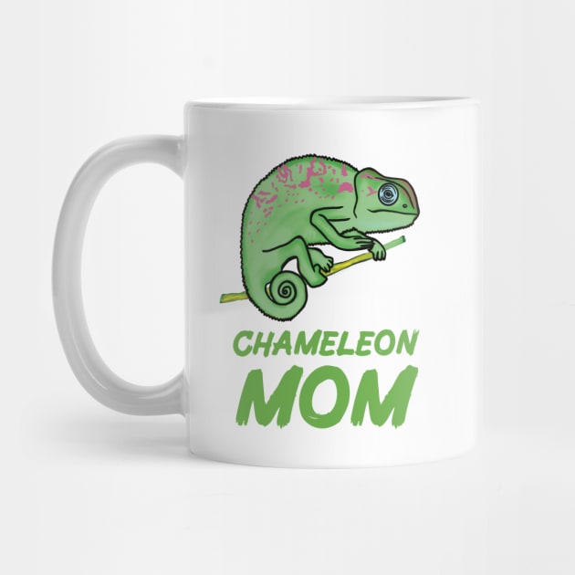 Green Chameleon Mom for Chameleon Lovers by Mochi Merch